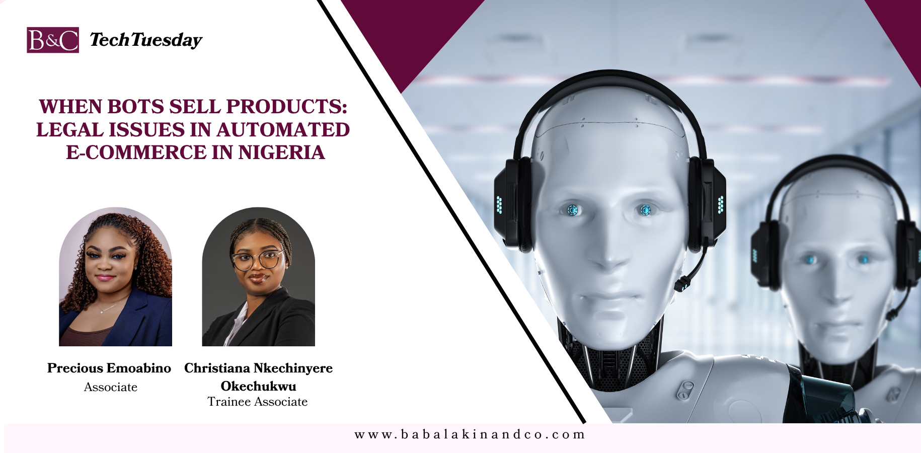When Bots Sell Products: Legal Issues in Automated E-Commerce in Nigeria