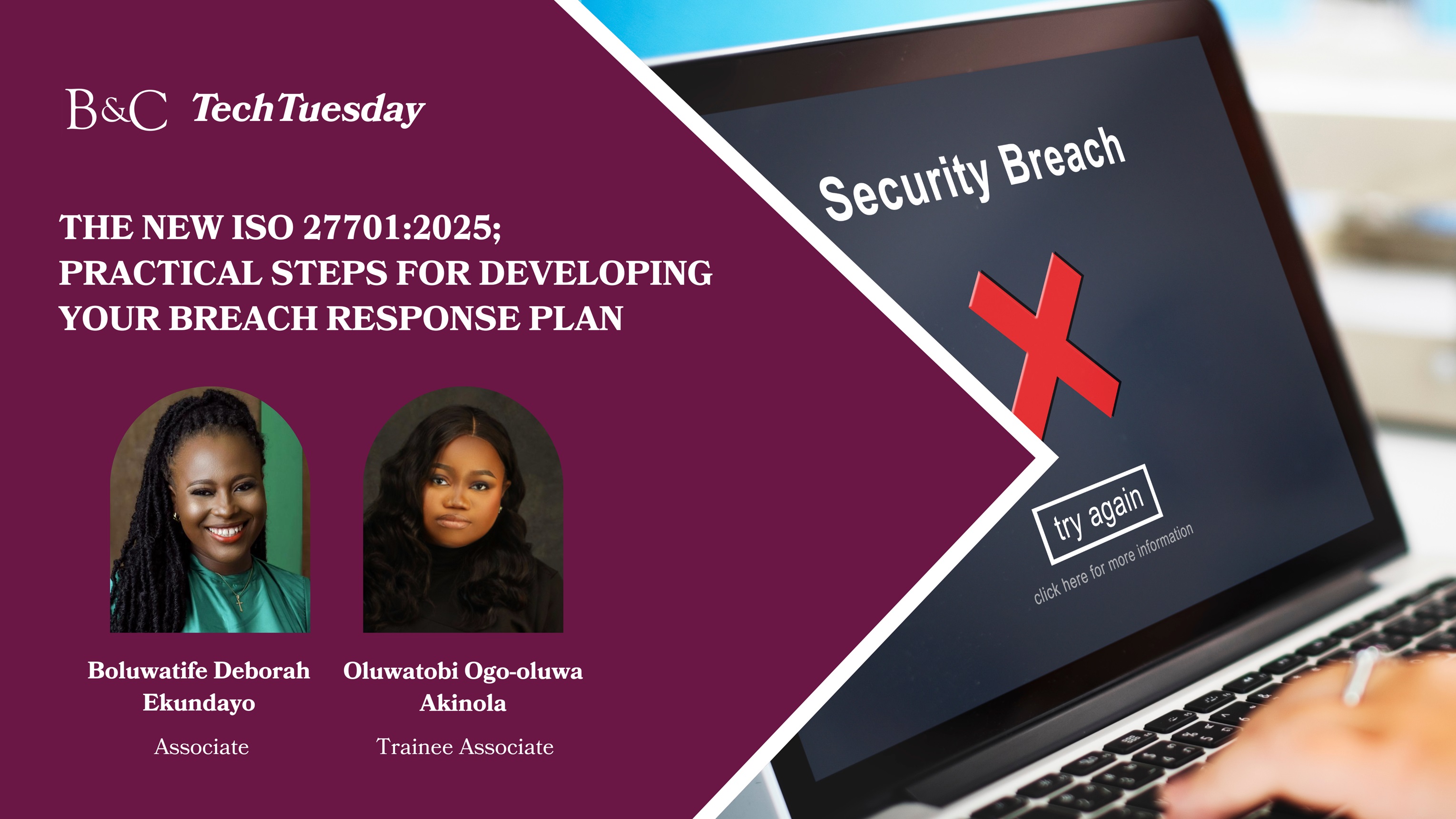 The New ISO 27701:2025 - Practical Steps for Developing Your Breach Response Plan